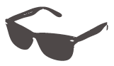 Decorative sunglasses illustration