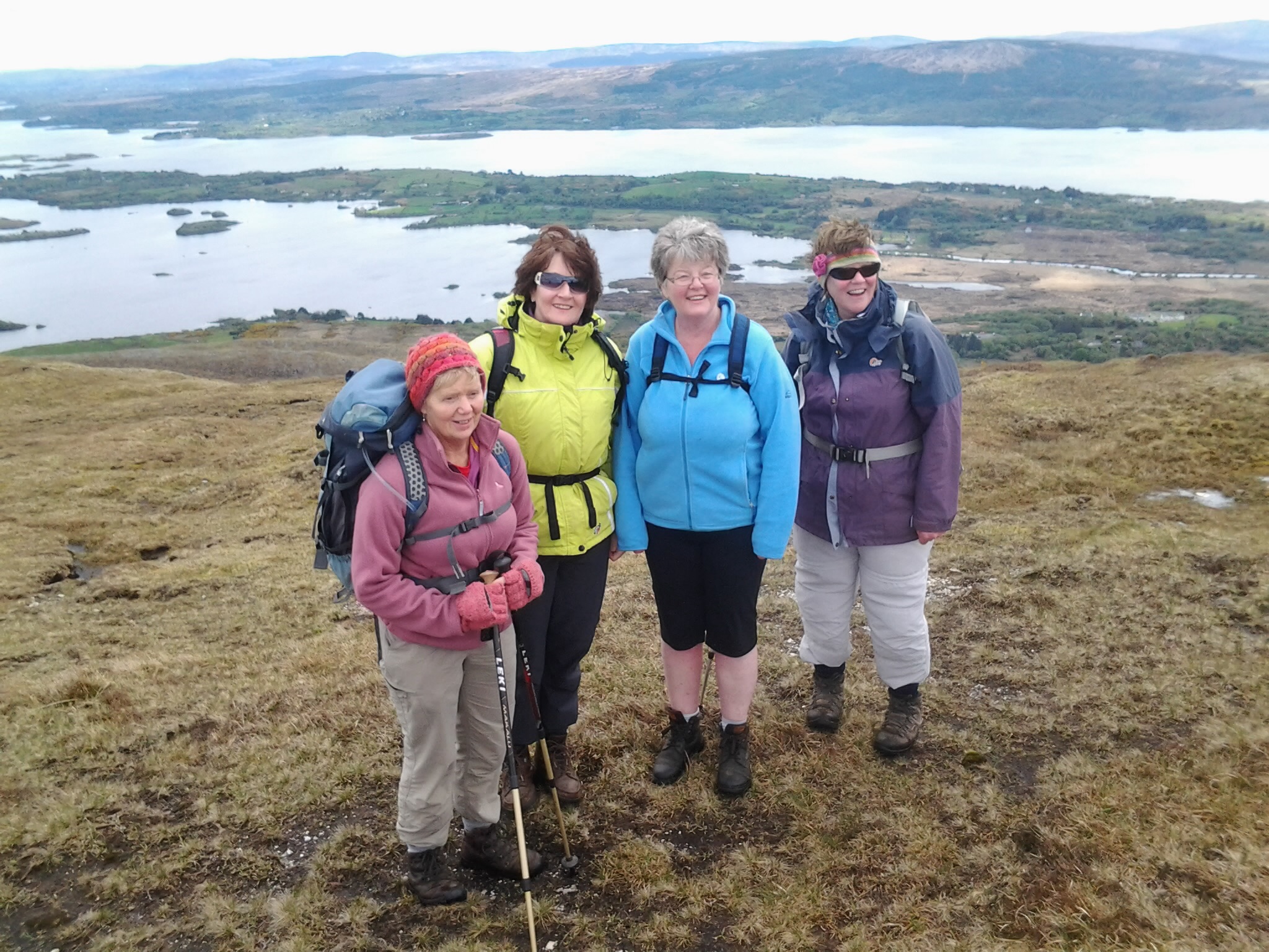 Twiggies on tour overlooking L Mask.