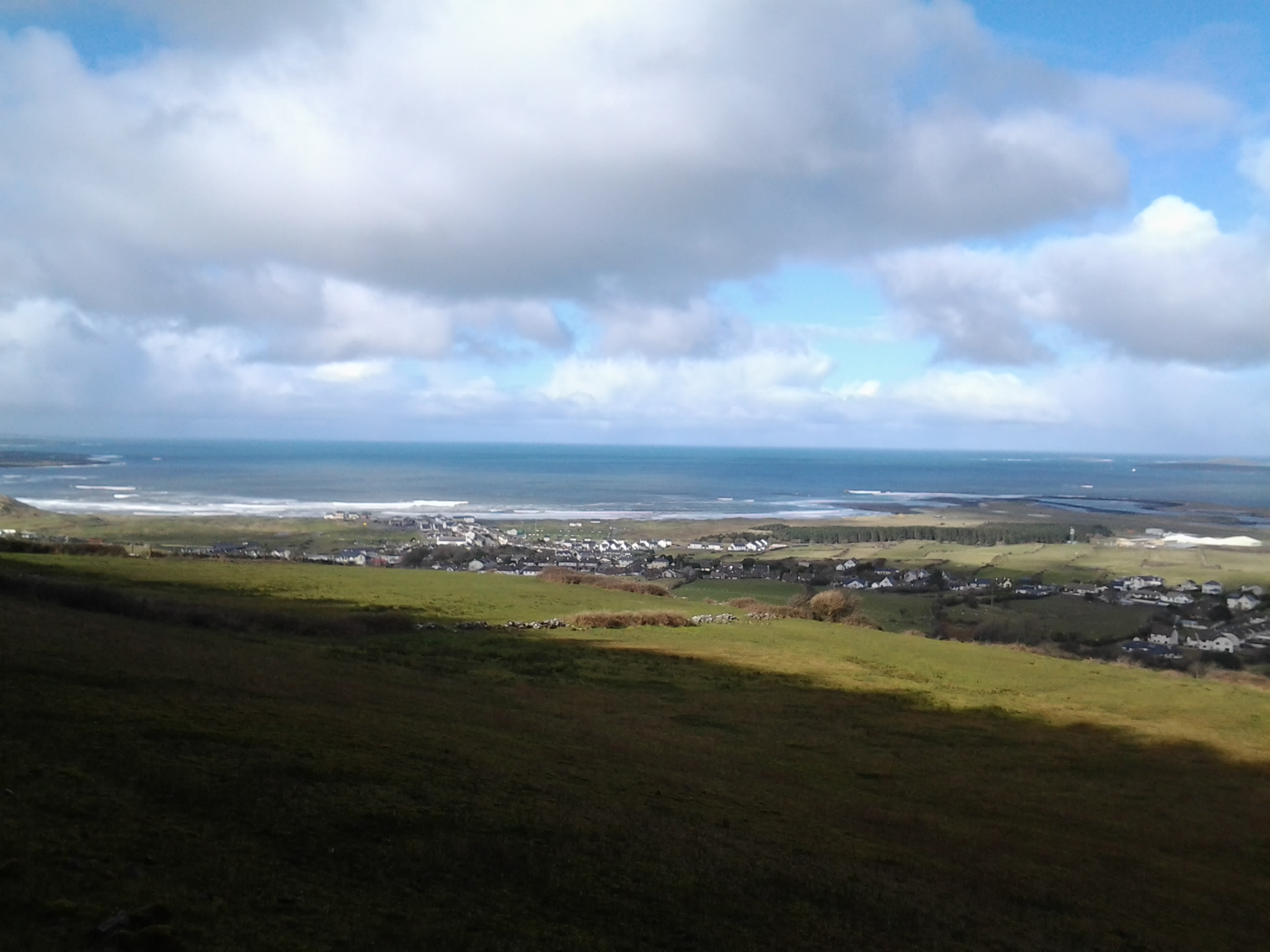 Glorious view of Strandhill from Knocknarea
