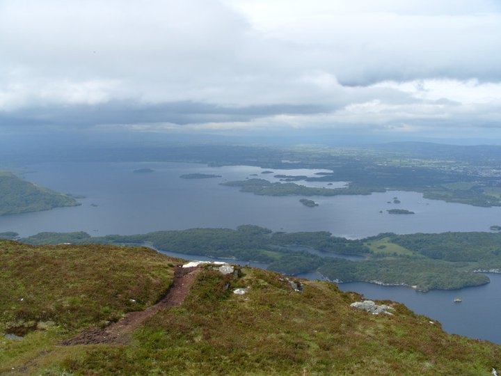 View from top of Torc Mountain. Taken by Piaras