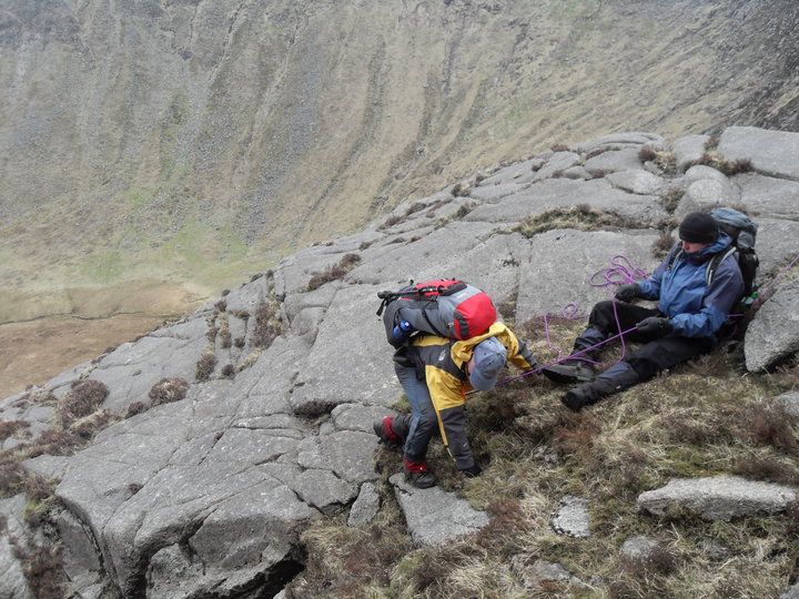 Philip on the belay